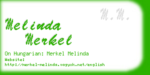 melinda merkel business card